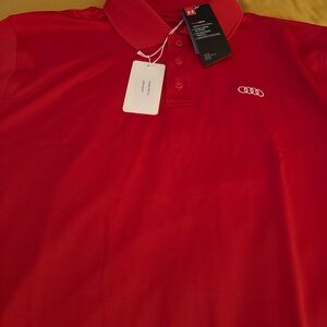 Under Armour Men's Vibrant Red Polo